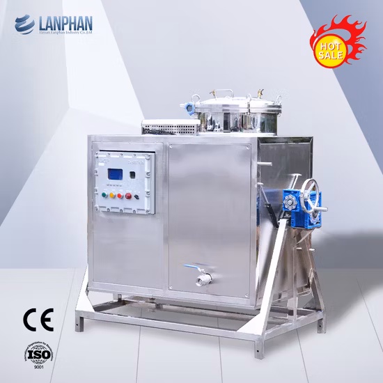 Professional Stainless Steel Material Solvent Recovery Machine