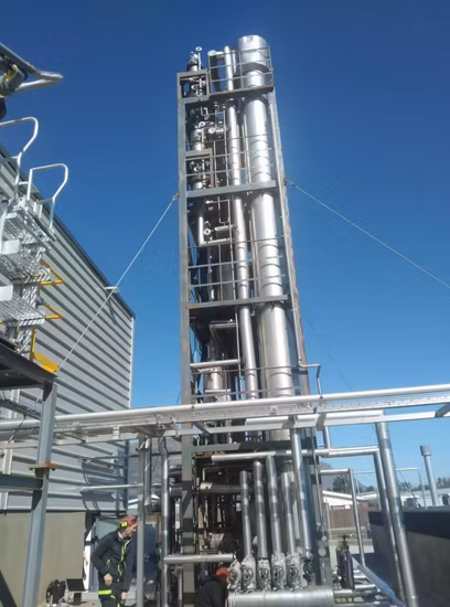 Система вакуумной дистилляции медицинского спирта