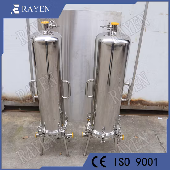 Системы фильтрации жидкости фильтра патрона Сс нержавеющей стали качества еды